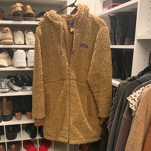 Patagonia Dusty Mesa Teddy Brown Women's Parka